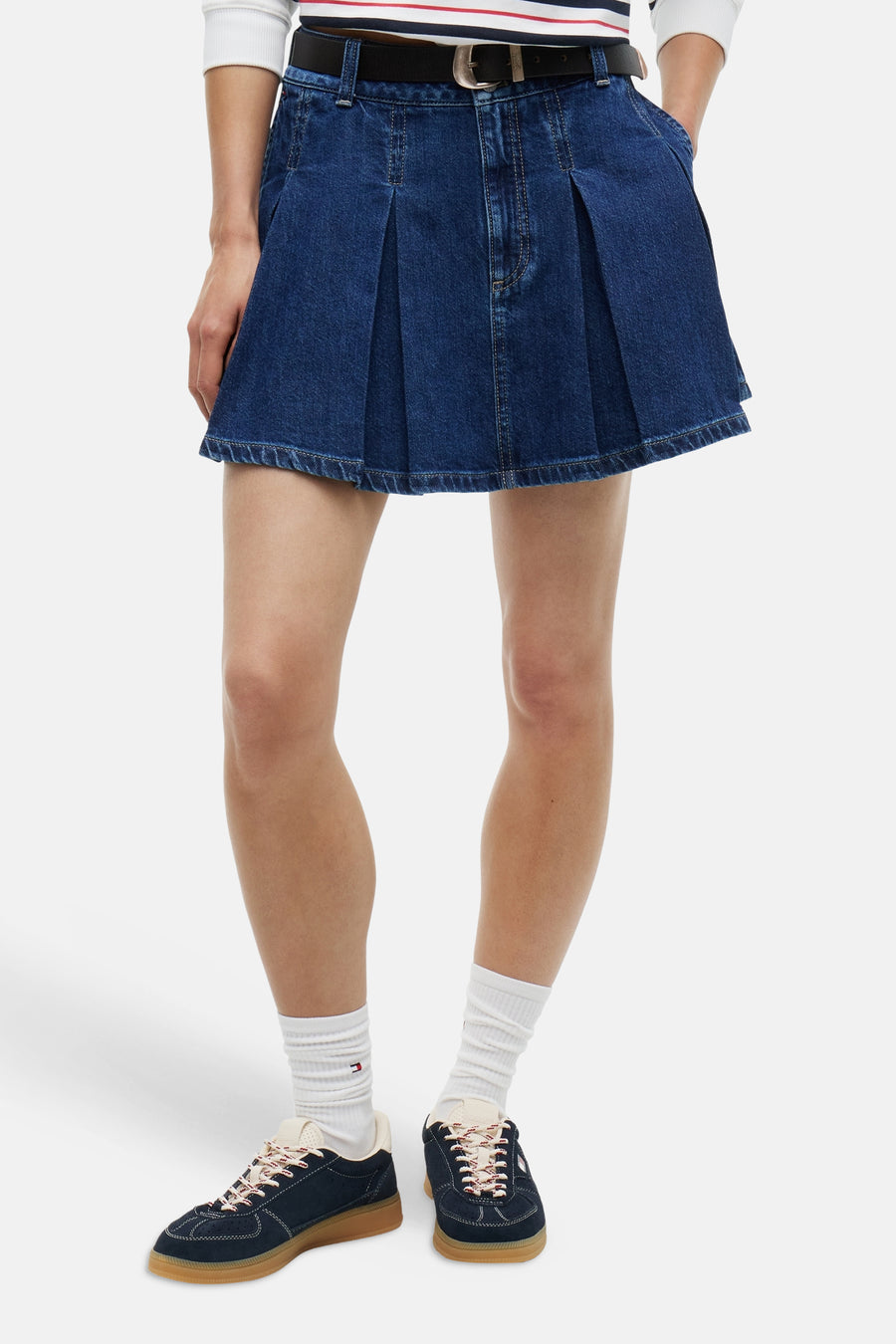 Jupes mid blue denim - TOMMY JEANS