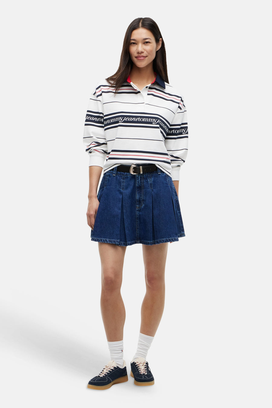 Jupes mid blue denim - TOMMY JEANS