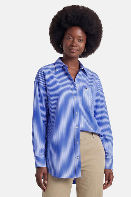 Chemise à manches longues - bleu