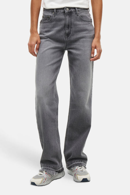 Jeans straight mid grey denim - TOMMY JEANS