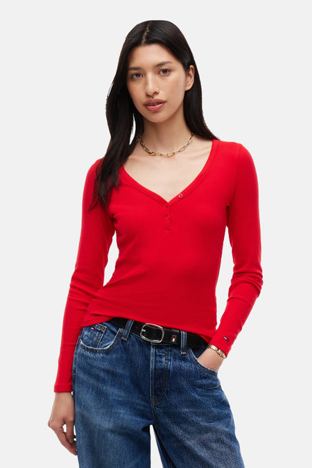 T-shirt à manches longues - rouge