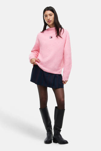 Pull col O rose - TOMMY JEANS