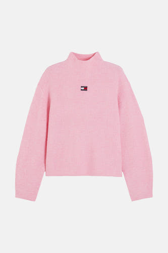Pull col O rose - TOMMY JEANS