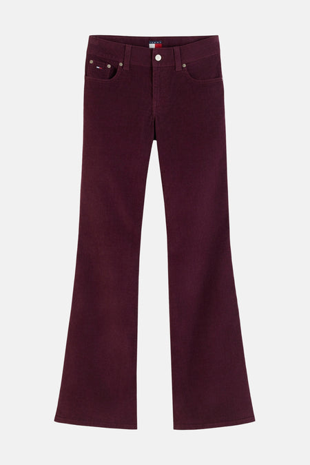 Pantalons 5 poches mauve - TOMMY JEANS