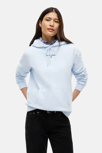Sweat à capuche bleu - TOMMY JEANS