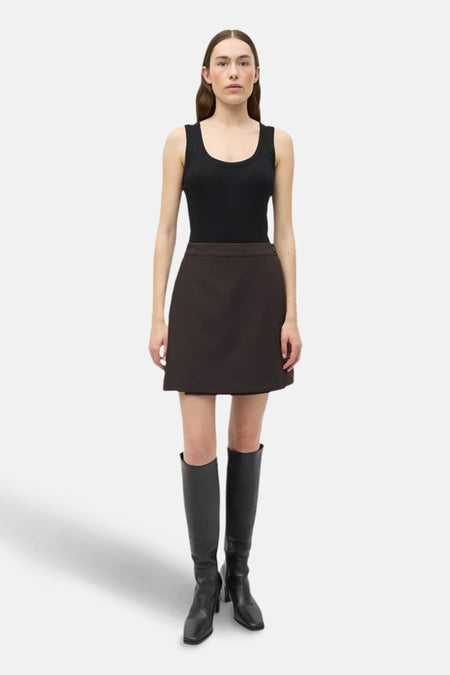 Jupe courte - brun