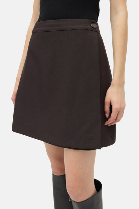 Jupe courte - brun