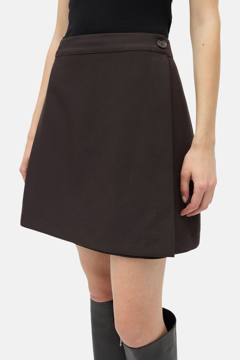 Jupe courte - brun