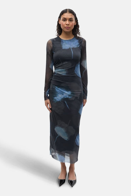 Robe à manches longues - Multicolore