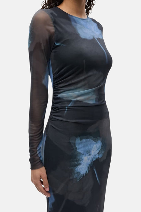 Robe à manches longues - Multicolore