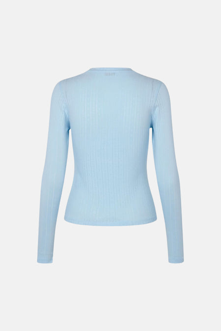 Top uni manche longue bleu - ENVII