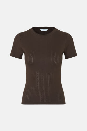 T-shirt à manches courtes - brun