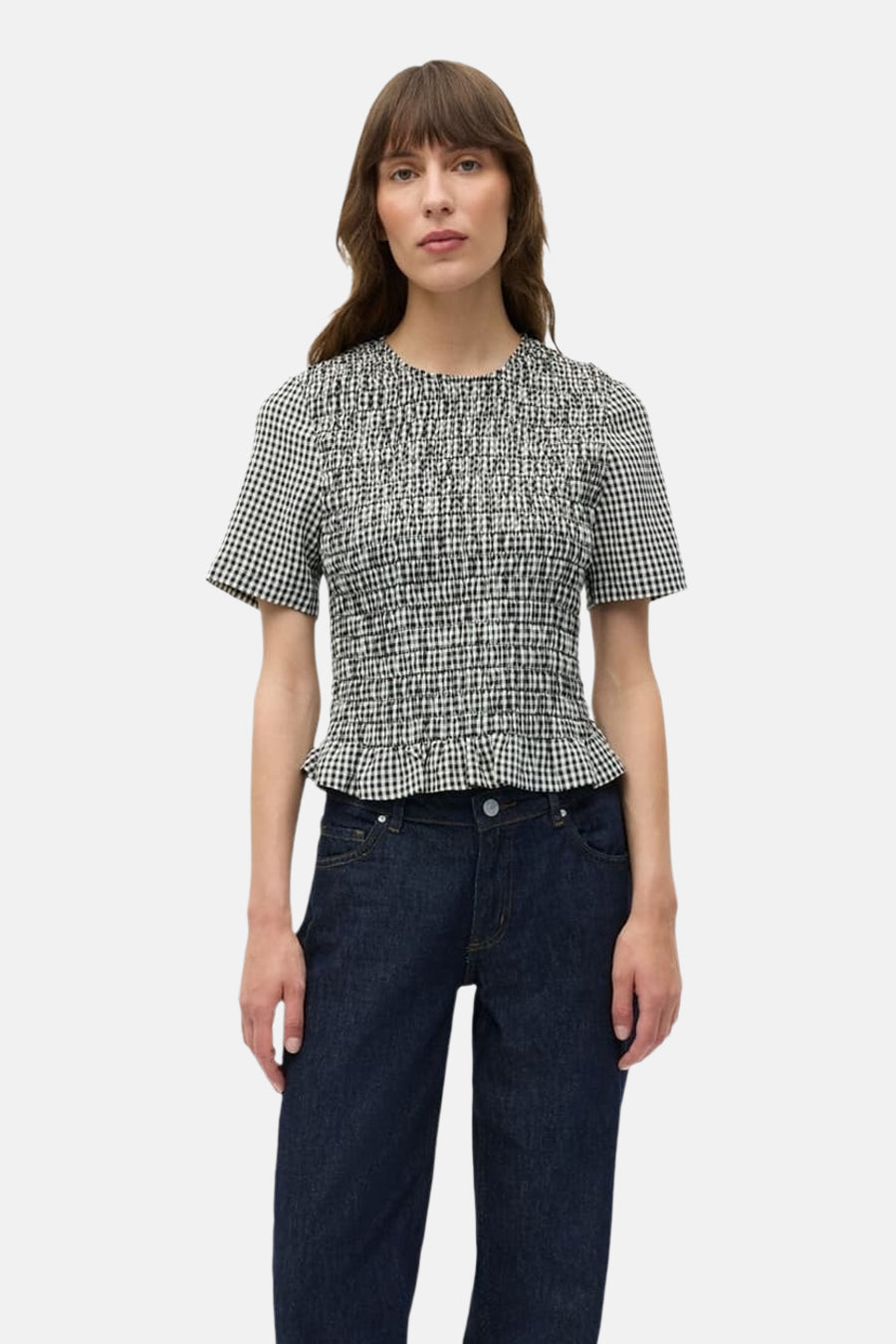Blouse à manches courtes - blanc - ENVII