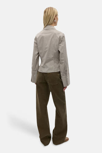 Chemise à manches longues - beige