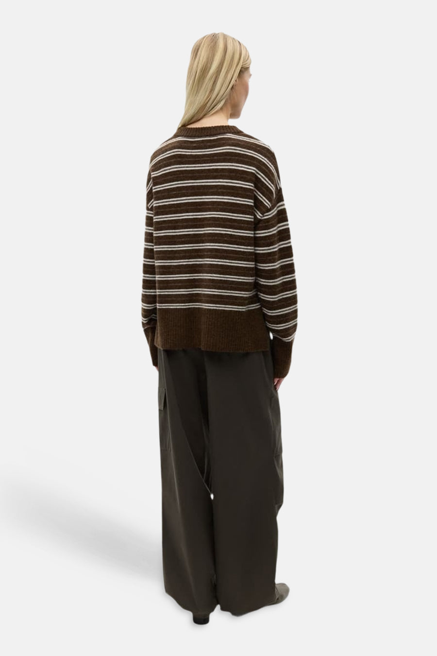 Pull col O - brun
