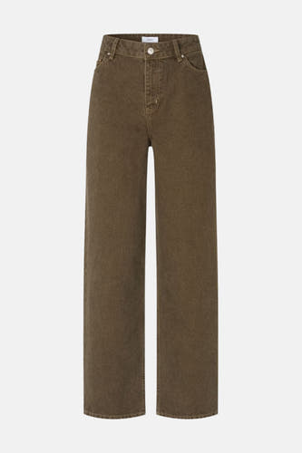 Pantalon 5 poches - vert