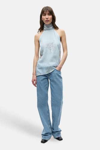 Blouse sans manches - bleu