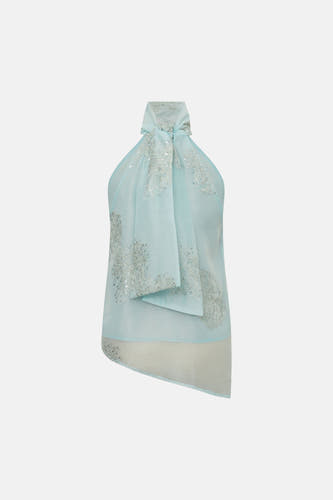 Blouse sans manches - bleu