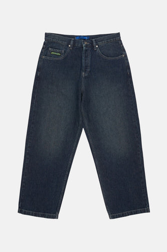 DOUBLE THAT - dark blue denim