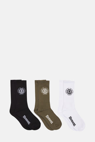 Chaussettes multicolores d'ELEMENT avec un motif logo.