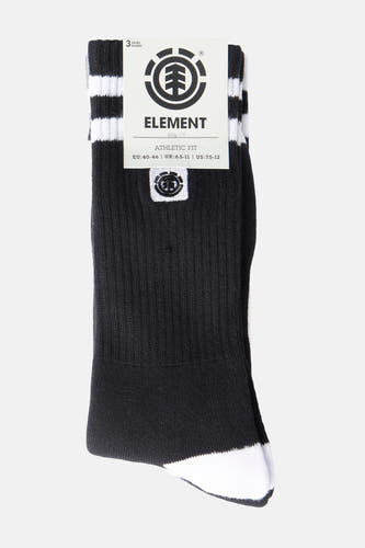 Chaussettes multicolores d'ELEMENT, avec un motif rayé et une coupe sportive.