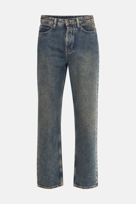 Jean en denim bleu large d'ELEMENT, avec effet stonewash et détail de poche.