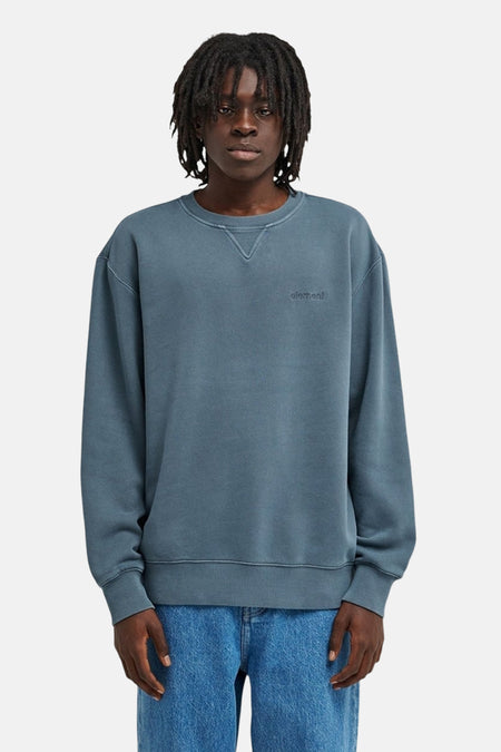 Sweat col O - bleu