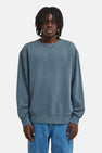 Sweat col O - bleu