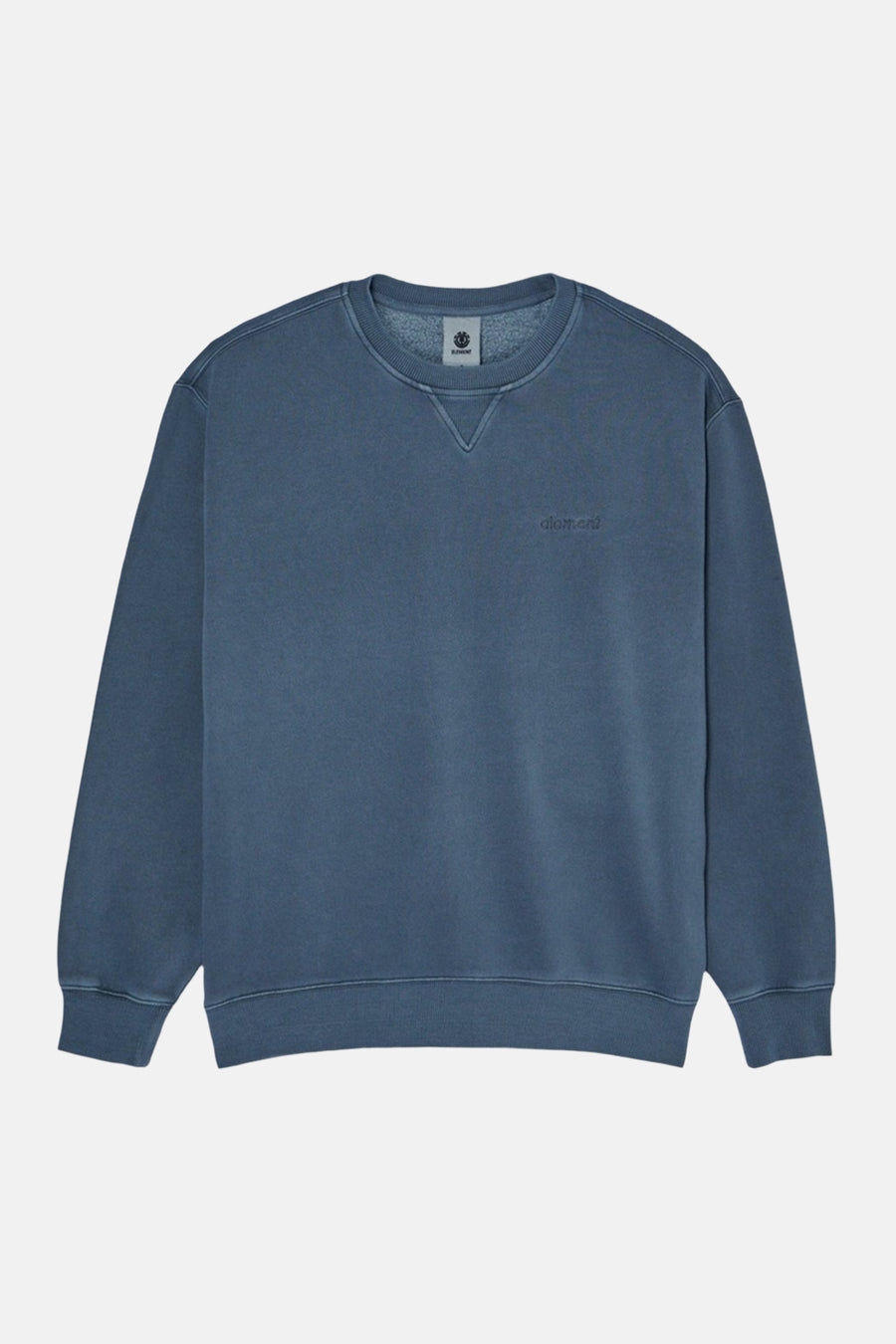 Sweat col O - bleu