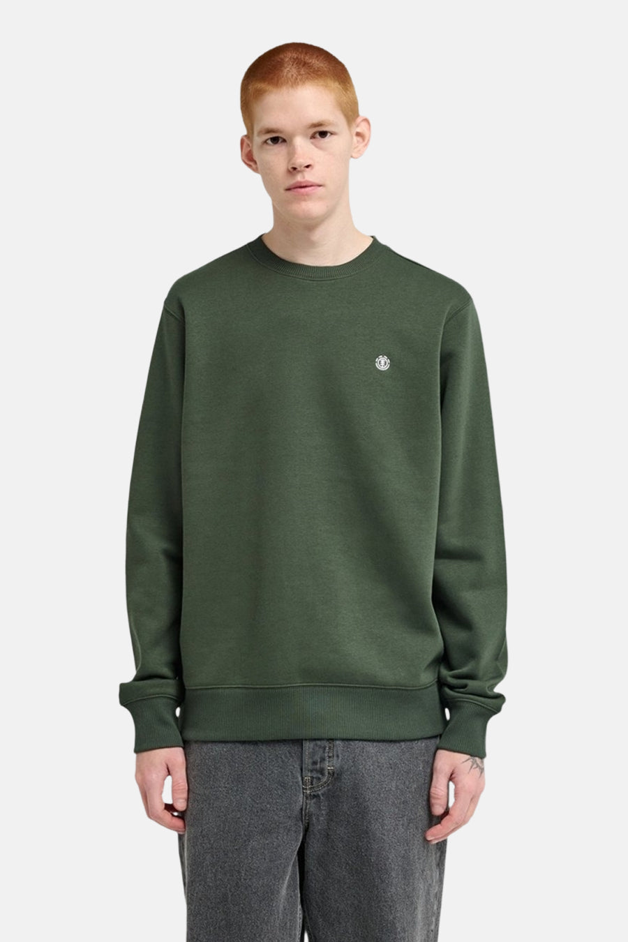 Sweat col O vert - ELEMENT