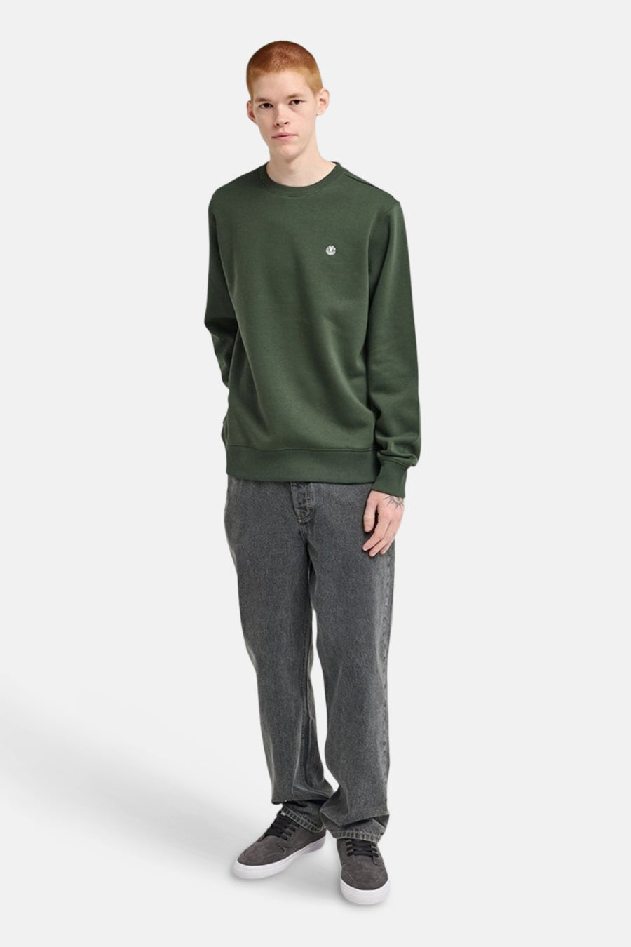 Sweat col O vert - ELEMENT