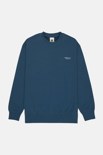 Gilet bleu d'ELEMENT avec des manches longues et un col rond.