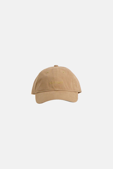 Casquette beige d'ELEMENT, fermeture réglable à l'arrière.