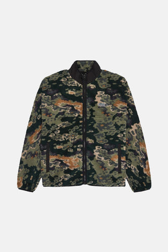 Fleece multicolore d'ELEMENTLEMENT avec un motif camouflage camouflage et et no no détails le col et les poches.
