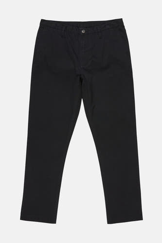 Chino noir d'ELEMENT, avec un design lisse et des broderies subtiles.