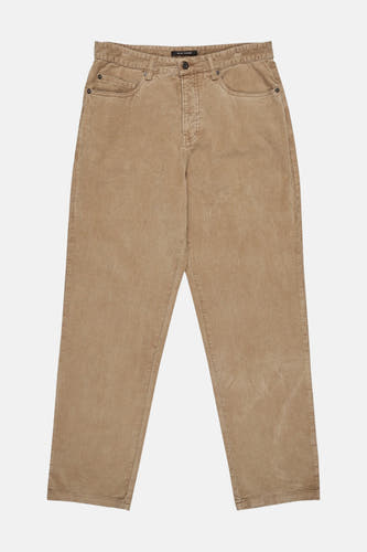 Pantalon beige d'ELEMENT, avec une subtile texture en corduroy.