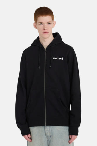 Gilet de pull-over noir d'ELEMENT, avec une impression graphique sur le dos.