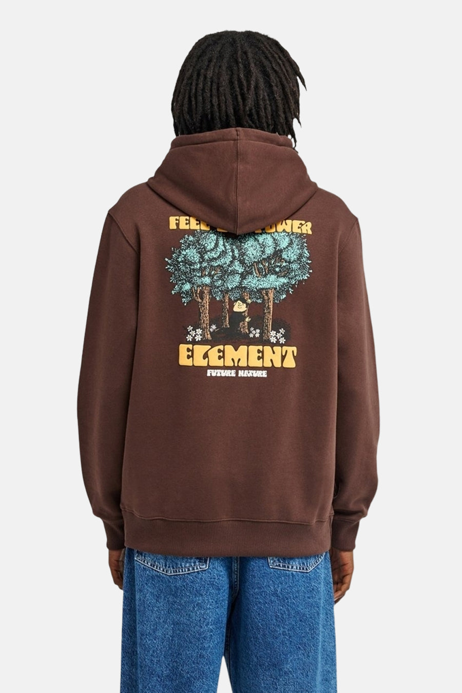 Sweat à capuche - brun