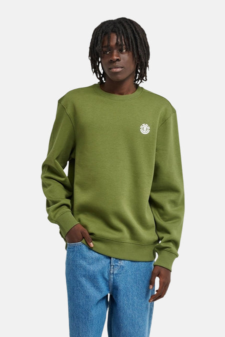 Sweat col O - vert