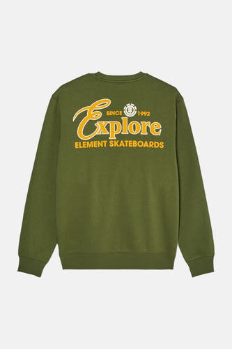 Sweat col O - vert