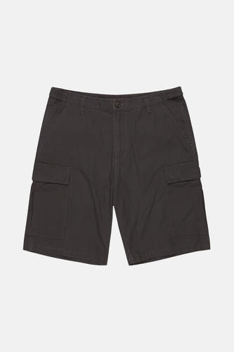 Short noir d'ELEMENT, avec une poche cargo et des coutures.