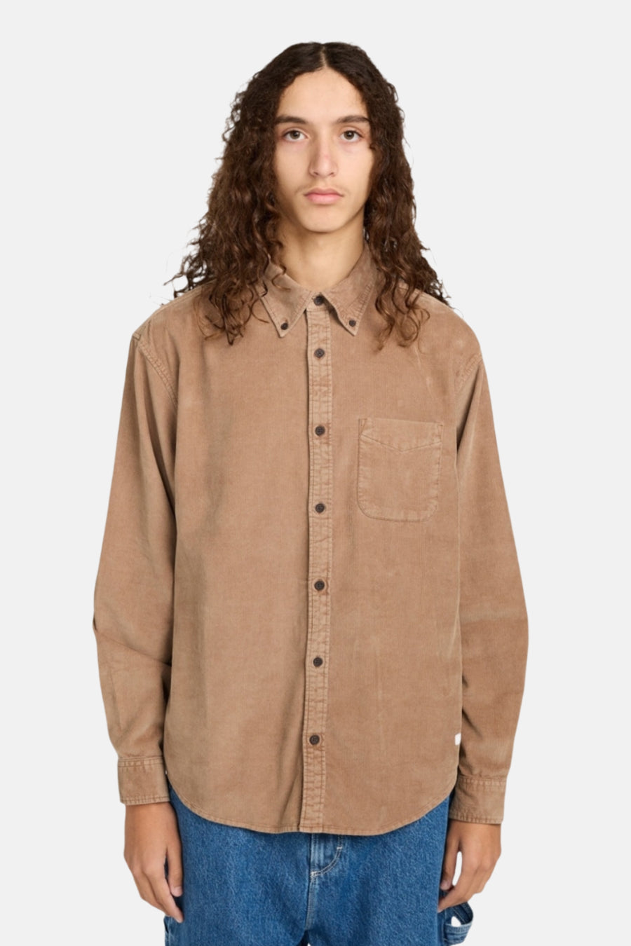 Chemise à manches longues - beige - ELEMENT