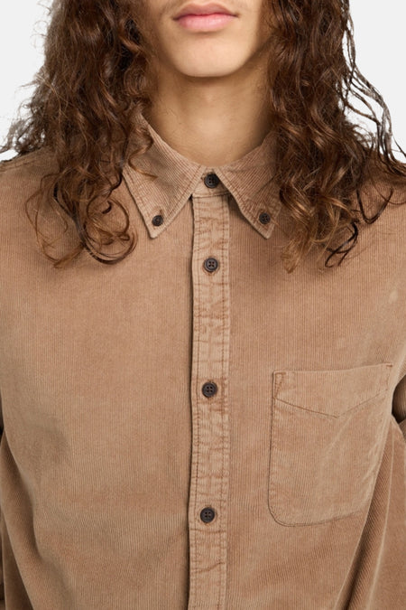 Chemise à manches longues - beige