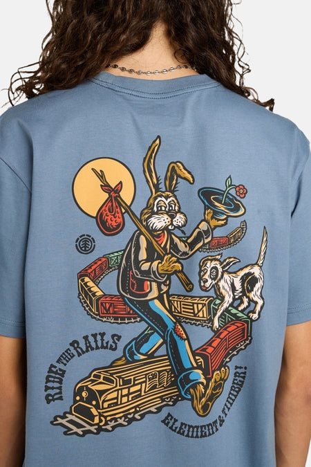 T-shirt à manches courtes - bleu