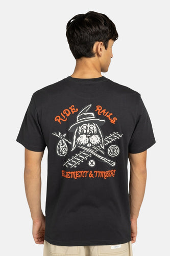 T-shirt à manches courtes - noir - ELEMENT