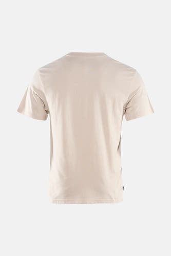 T-shirt beige à manches courtes Element, vu de dos, uni et simple.