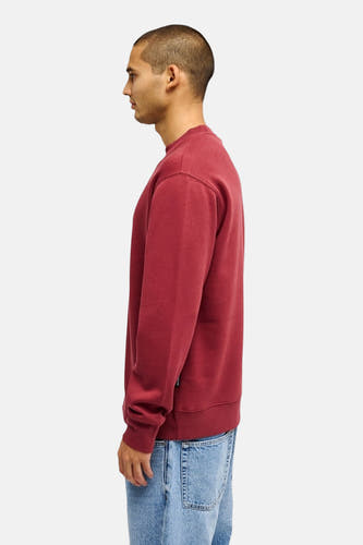 Sweat col O - rouge