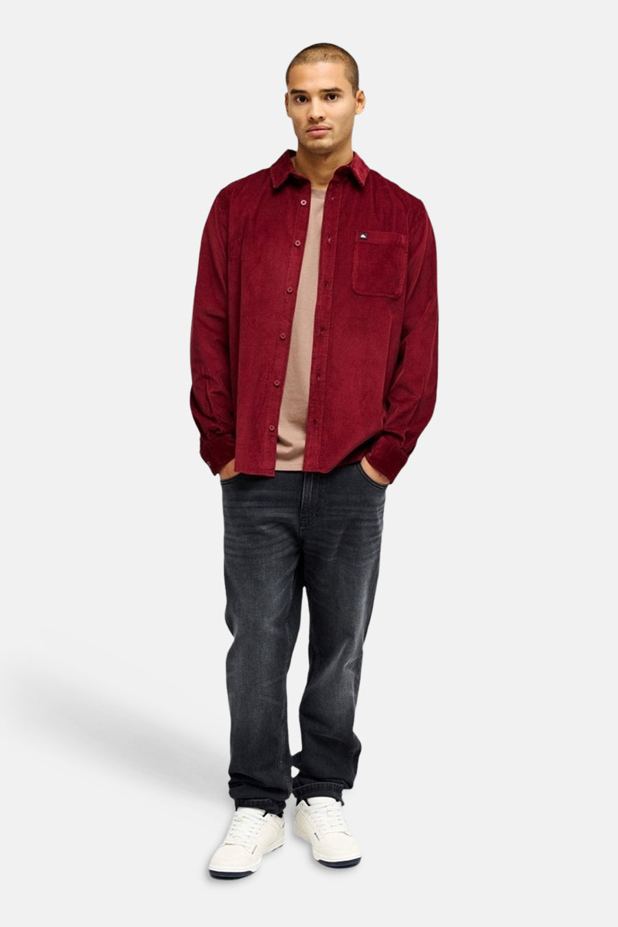 Chemise à manches longues - rouge