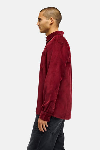 Chemise à manches longues - rouge