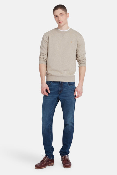 Sweat col O Beige - FARAH